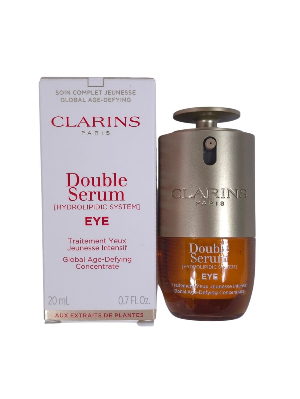 Clarins Double Serum Eye Age-Defying Concentrate Hydrolipidic System